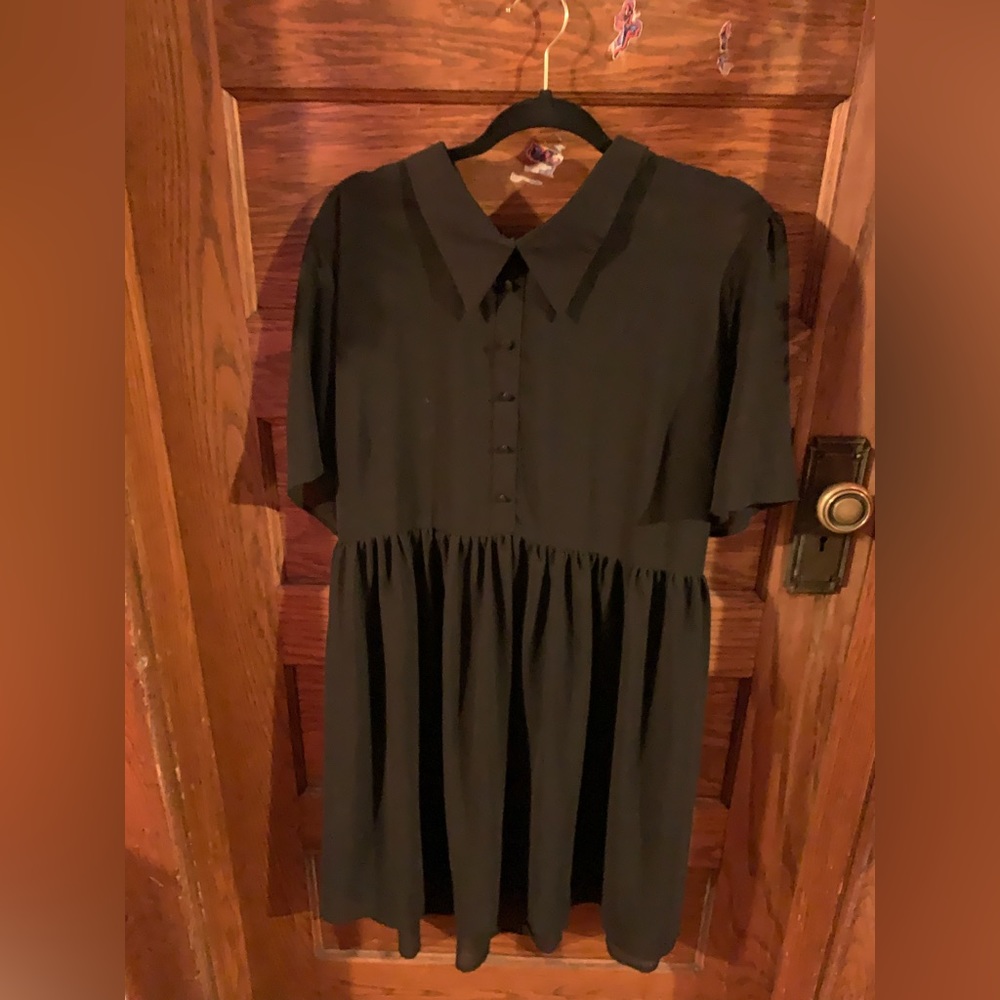 Foxblood Courtney Mesh Baby Doll Dress